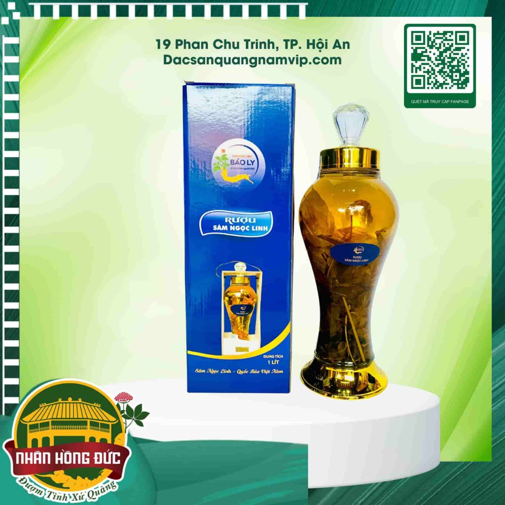 rượu lá sâm ngọc linh quảng nam