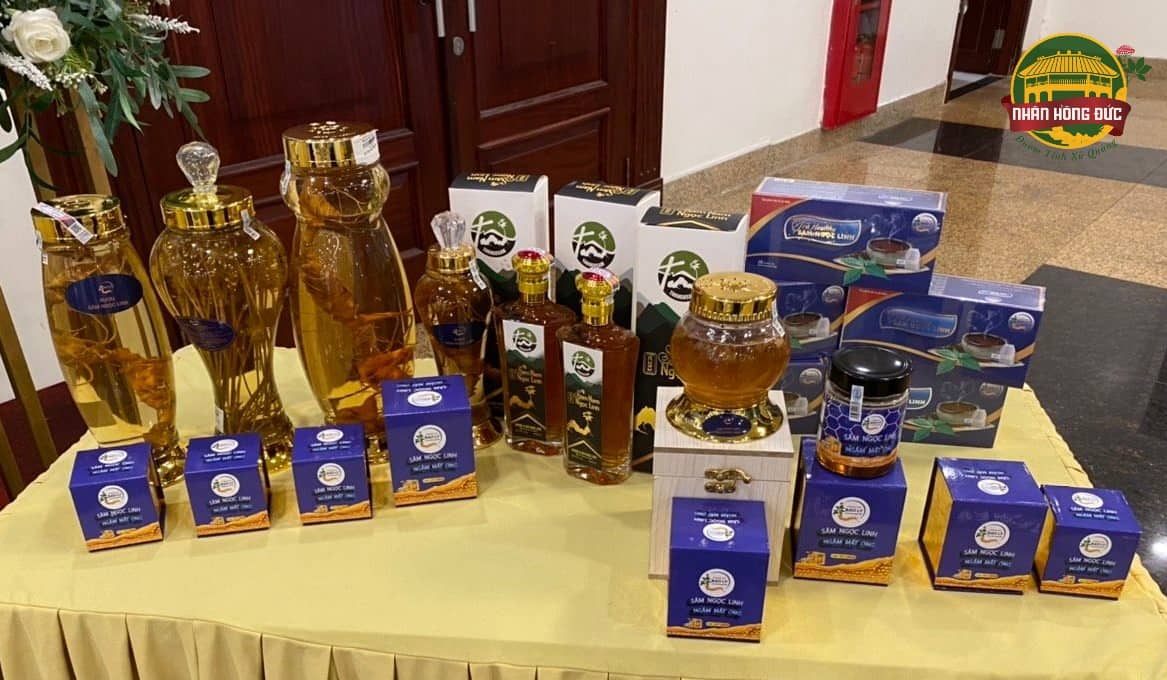 rượu lá sâm ngọc linh quảng nam